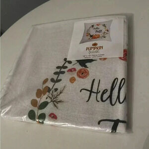 Pumpkin Hollow Hello Fall 18 By 18 Pillow Cover NEW